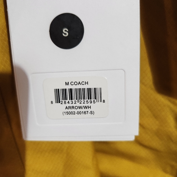 Herschel Voyage Coach Windbreaker Jacket Snap Button Closure Yellow Small - Picture 7 of 9